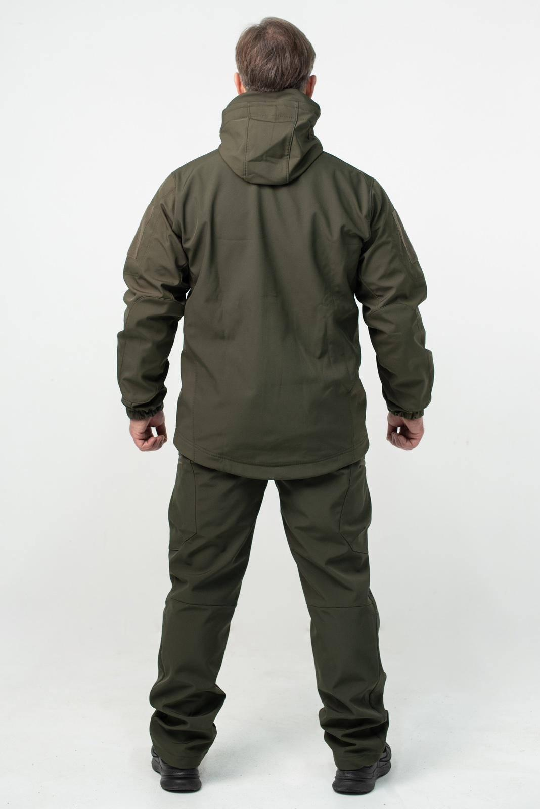 Soft Shell Jacket Olive Military PLUS SIZE