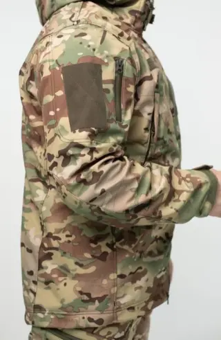 Куртка Soft Shell мультикам Military БАТАЛИ