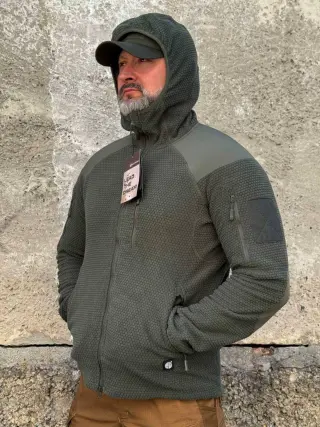 Кофта флісова соти Han-Wild Grid Fleece олива