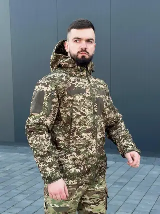 Куртка Soft Shell Хижак Military