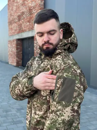 Куртка Soft Shell Хижак Military