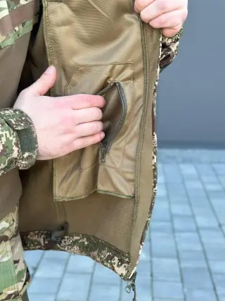 Куртка Soft Shell Хижак Military