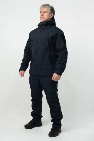 Куртка Soft Shell Синя Military БАТАЛИ