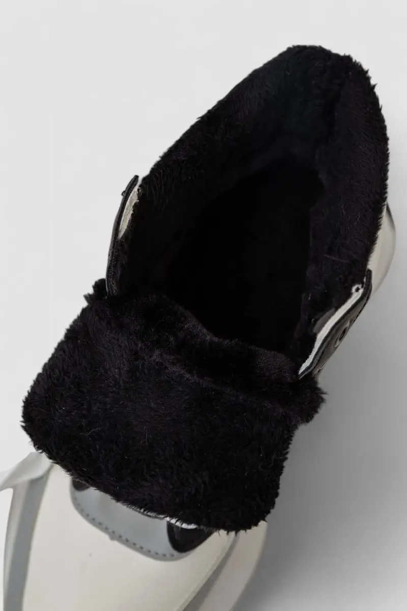Кросівки жіночі зимові на хутрі, колір біло-сірий, 248RXM19-86