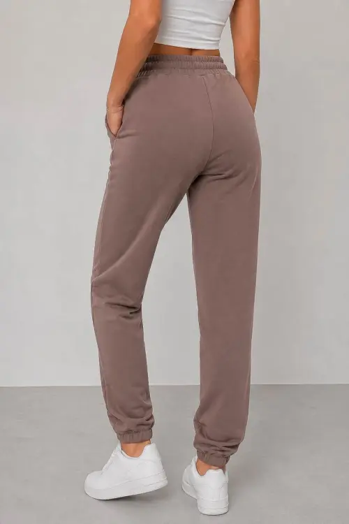 Women's Sports Joggers, Mocha Color, 257R2015