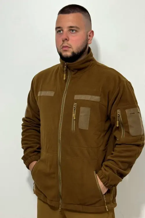 Tactical Fleece Jacket Coyote