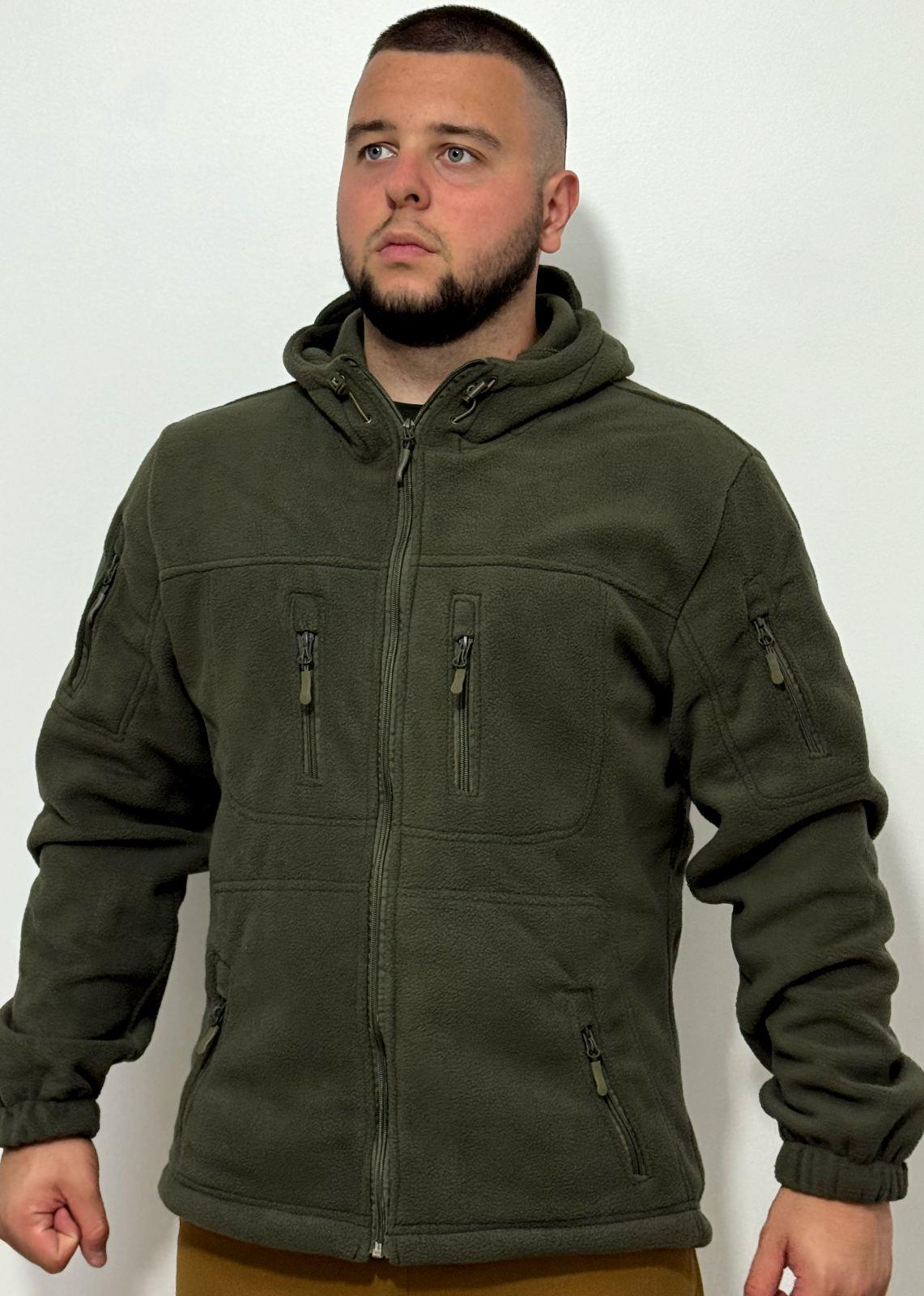 Tactical Fleece Hoodie Olive