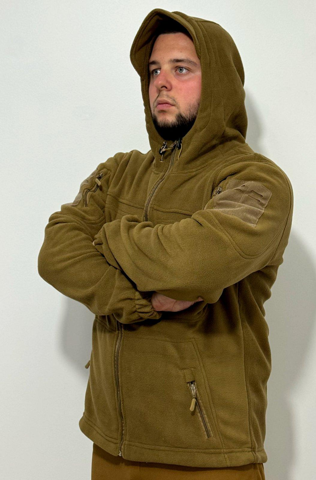 Tactical Fleece Hoodie Coyote