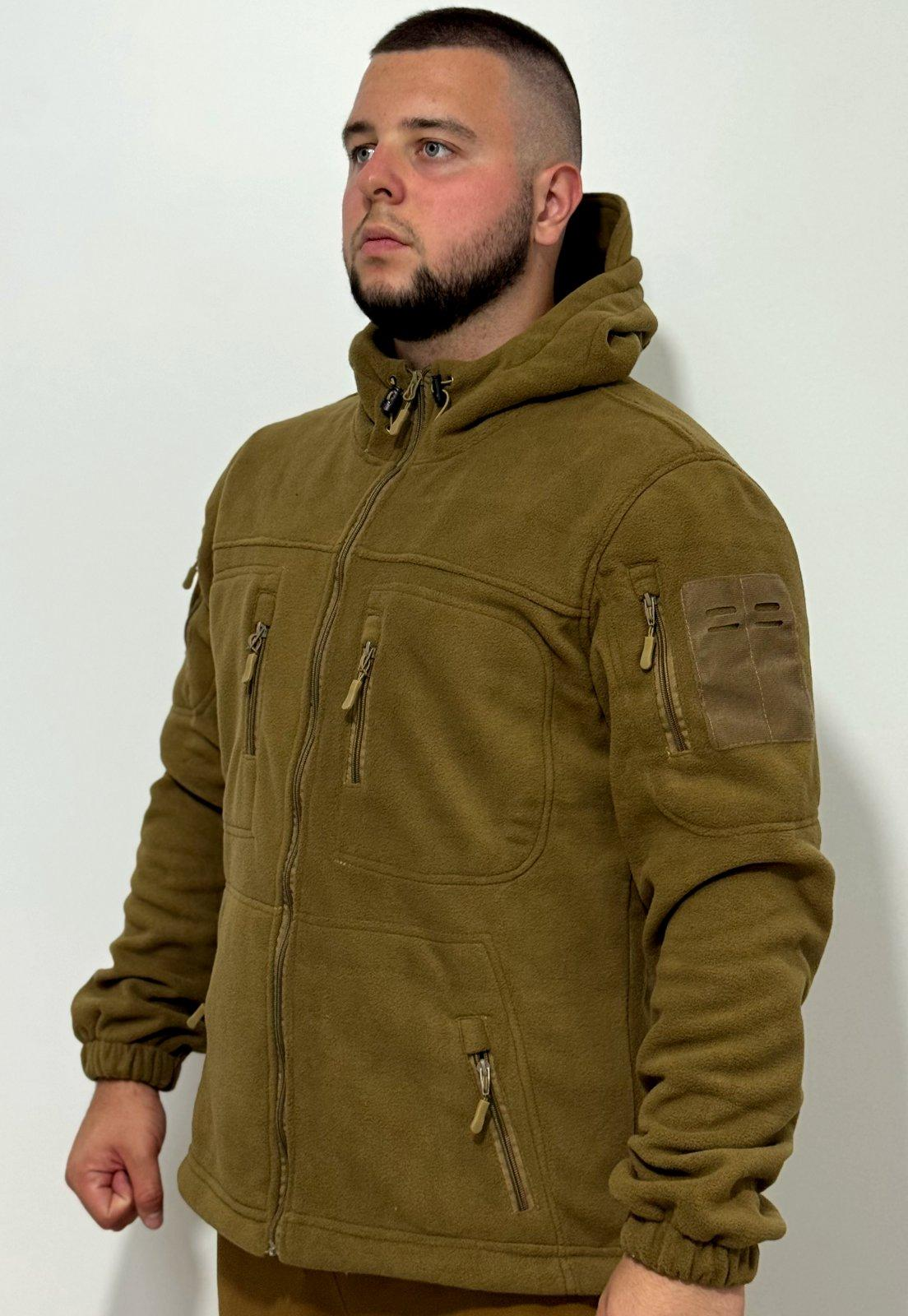 Tactical Fleece Hoodie Coyote