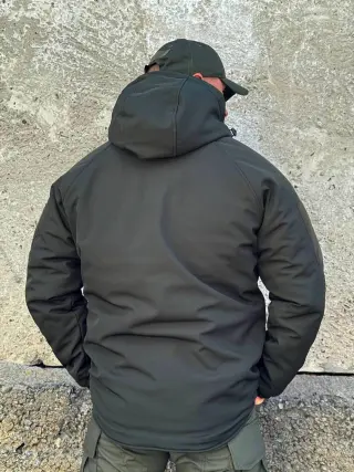 Зимова тактична куртка Soft Shell з утепленням Omni-Heat Olive