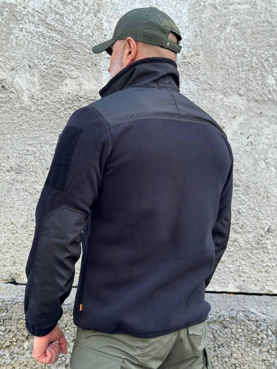 Black Fleece Jacket Police — Fleece Zip-Up