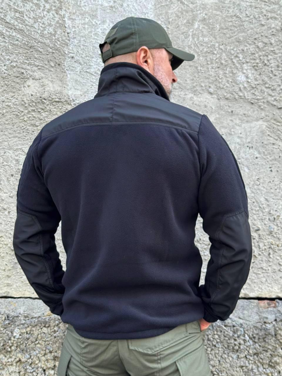 Black Fleece Jacket Police — Fleece Zip-Up