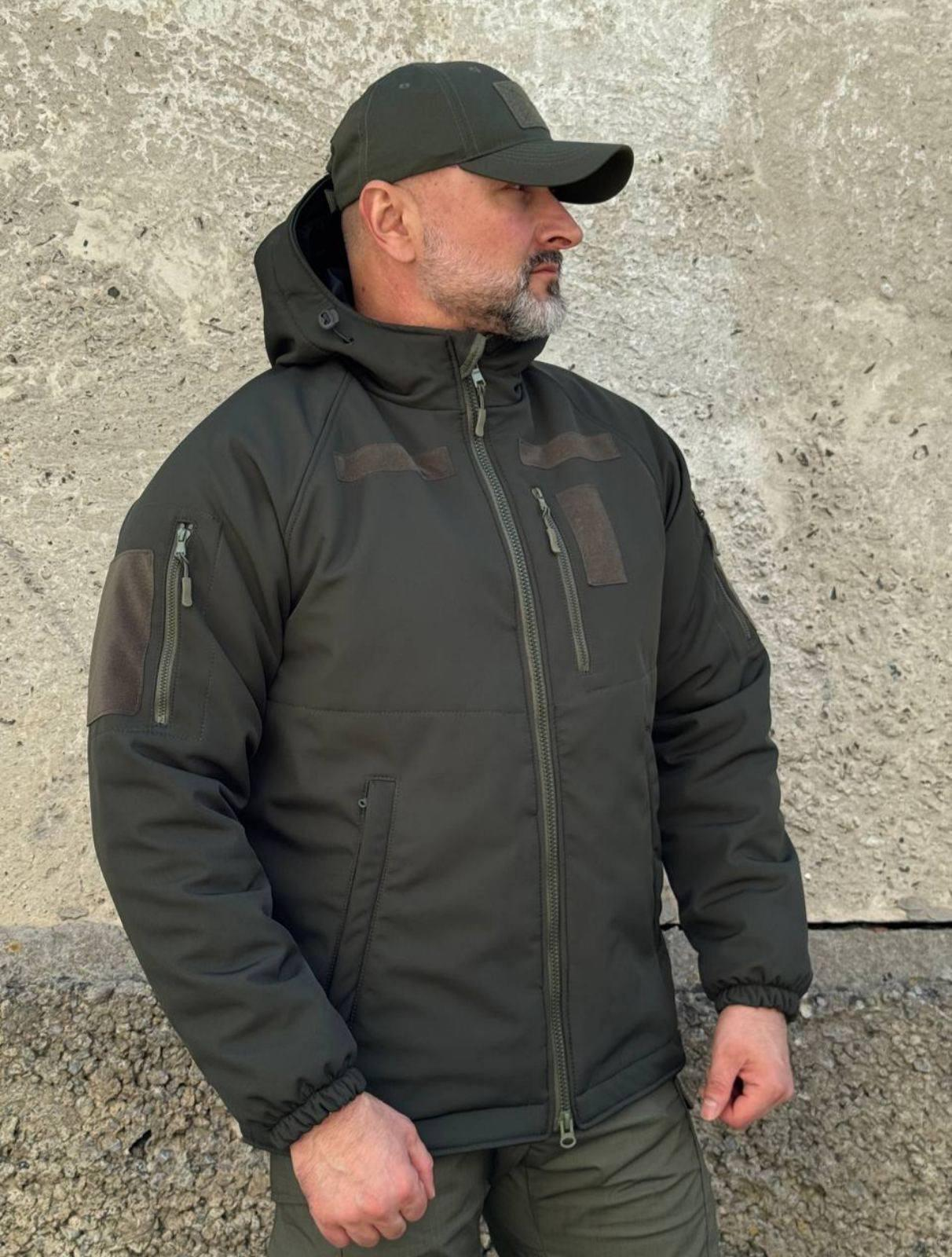 Куртка Softshell з утепленням Omni-Heat Olive, Black