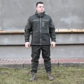 Костюм тактичний софтшел Олива