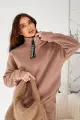 Спортивний костюм жіночий на флісі, колір бежевий, 257R90 - Фото 4
