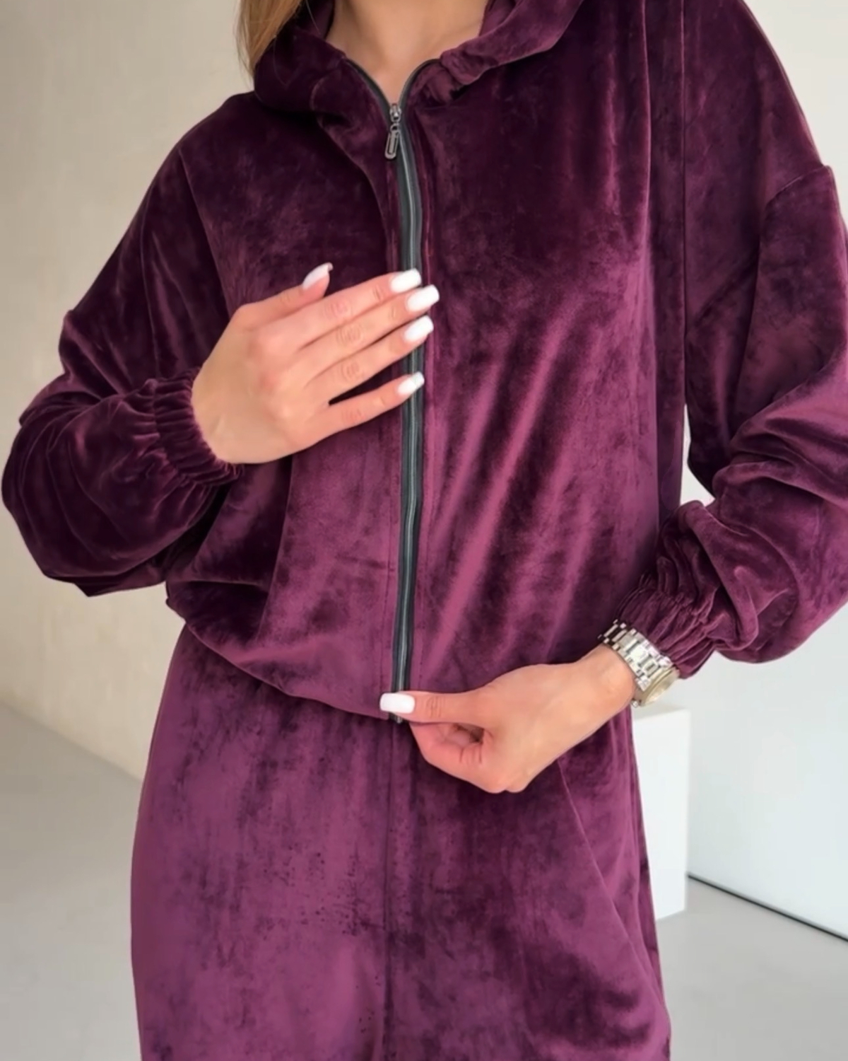Velvet Transformer Suit 4 in 1 Burgundy Merlini Velurra