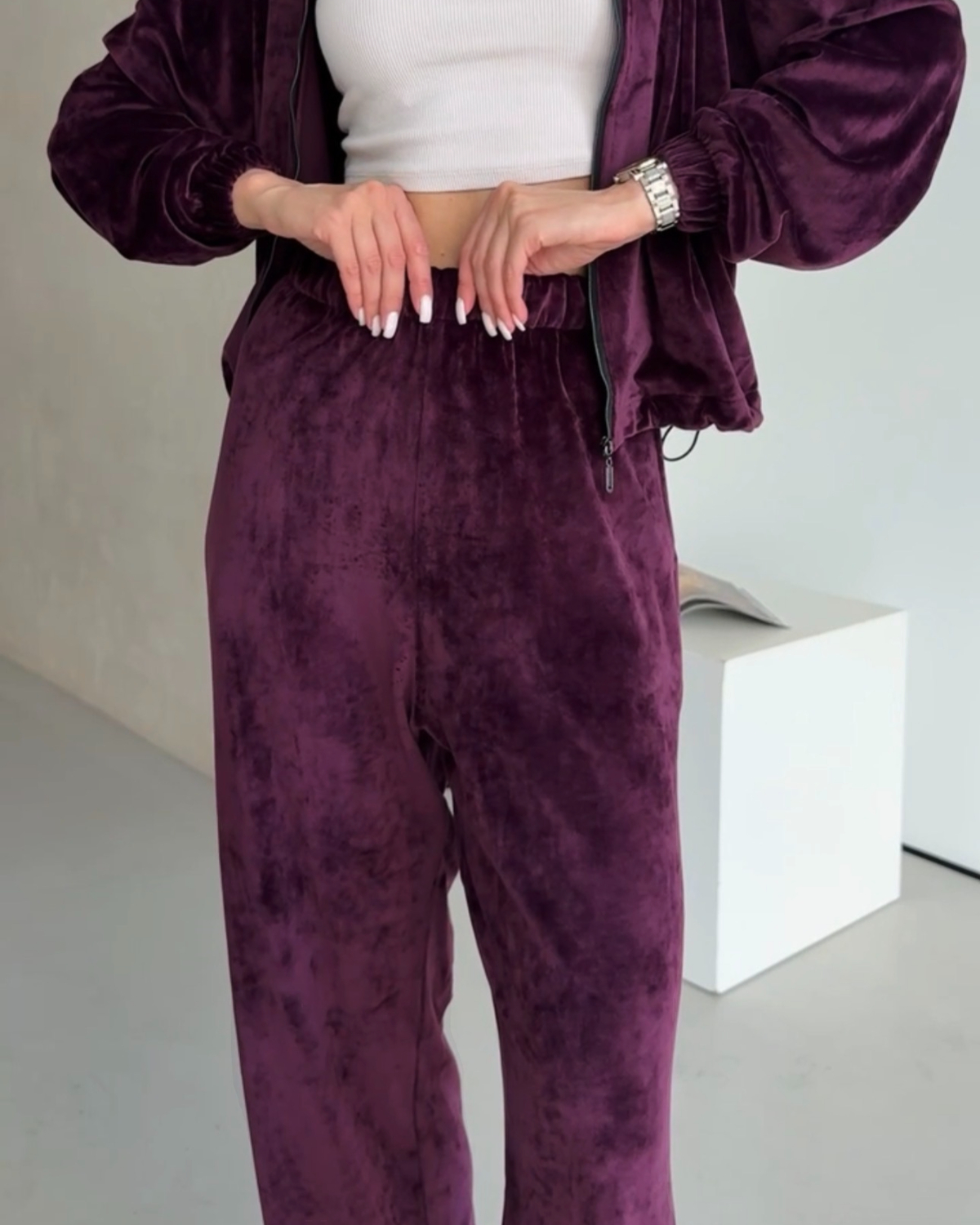 Velvet Transformer Suit 4 in 1 Burgundy Merlini Velurra
