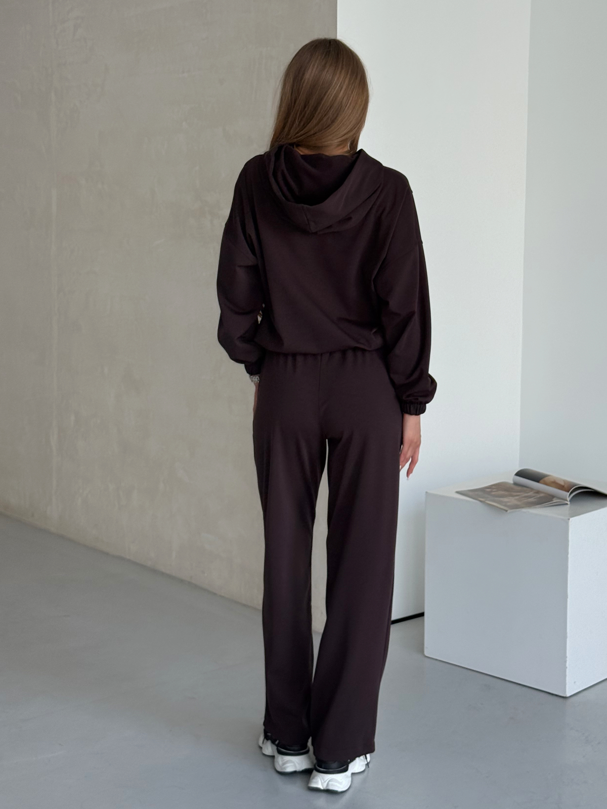 Warm transformer suit on fleece 4 in 1 chocolate Merlini Portofino