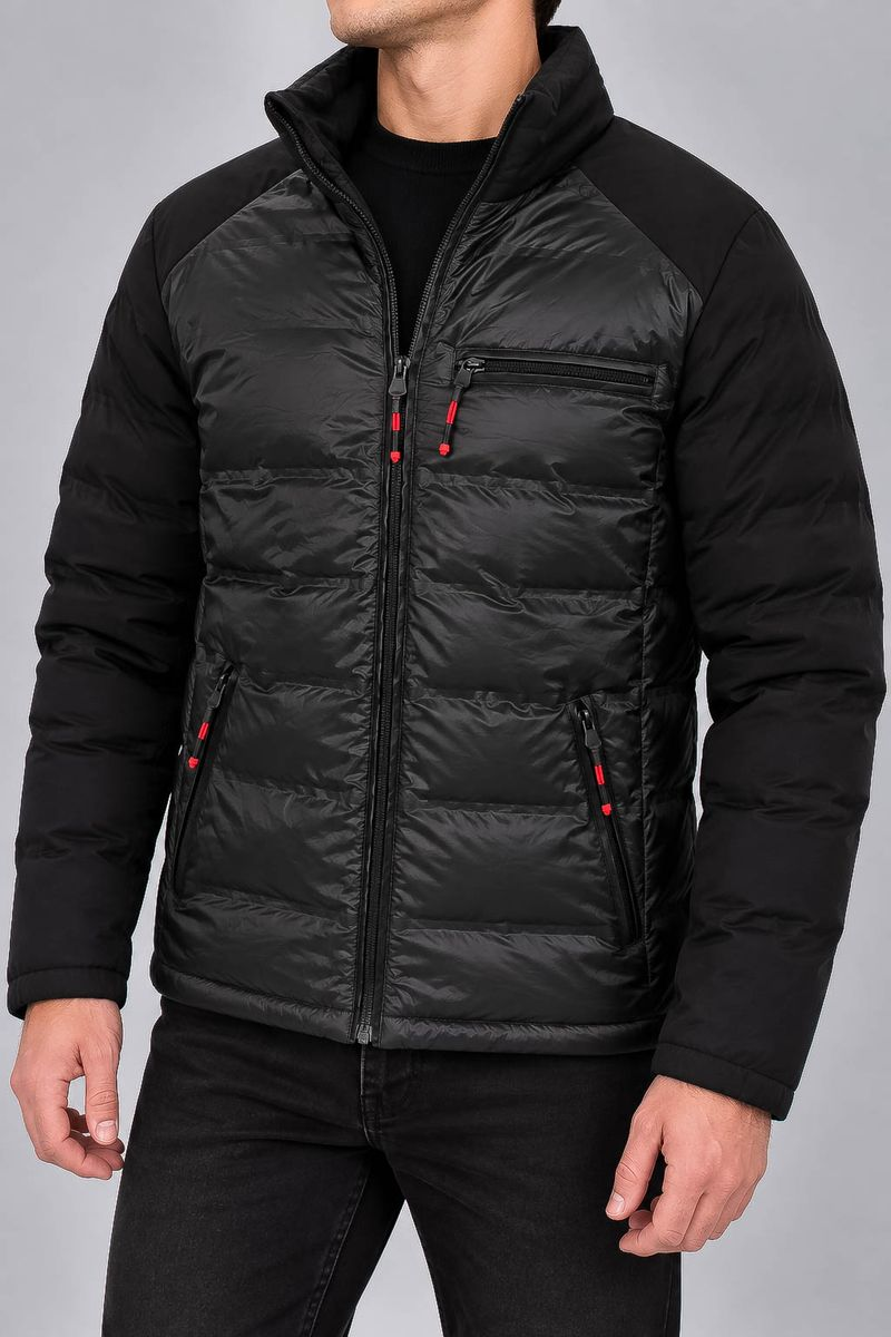 Men's Demi-Season Jacket 214R823-5, Black Color