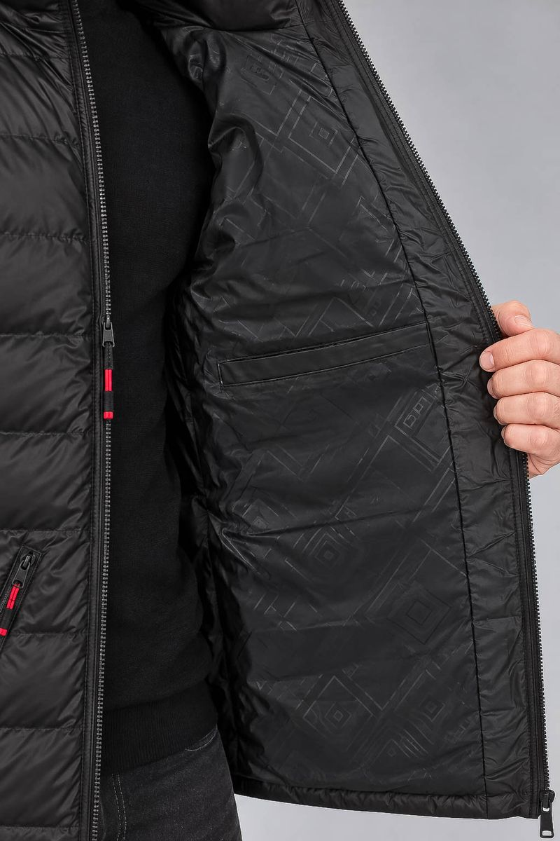 Men's Demi-Season Jacket 214R823-5, Black Color