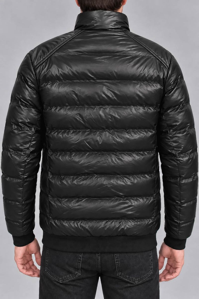 Men's demi-season jacket, black color, 214R836-5