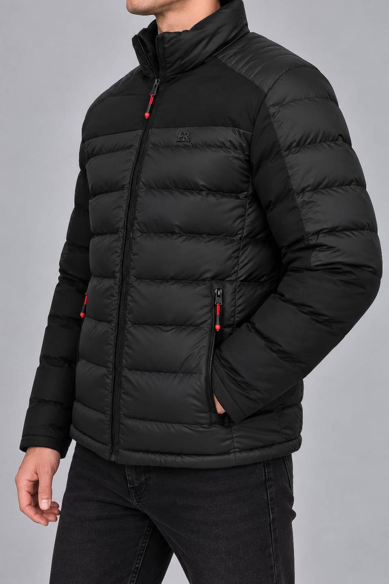 Men's demi-season jacket, black color, 214R831-5
