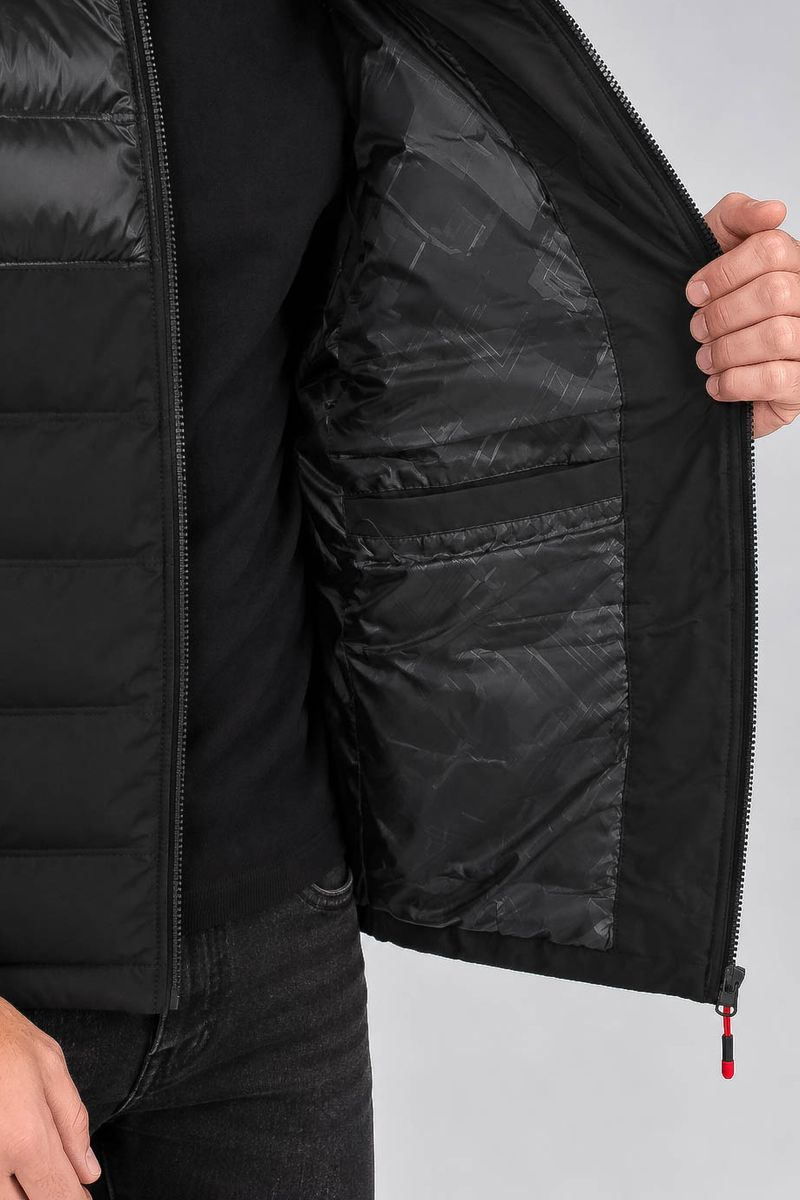 Men's demi-season jacket, black color, 214R826-5