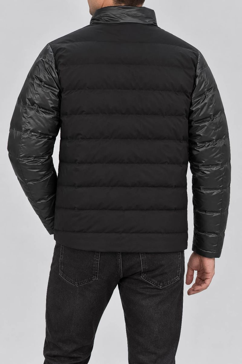 Men's demi-season jacket, black color, 214R826-5
