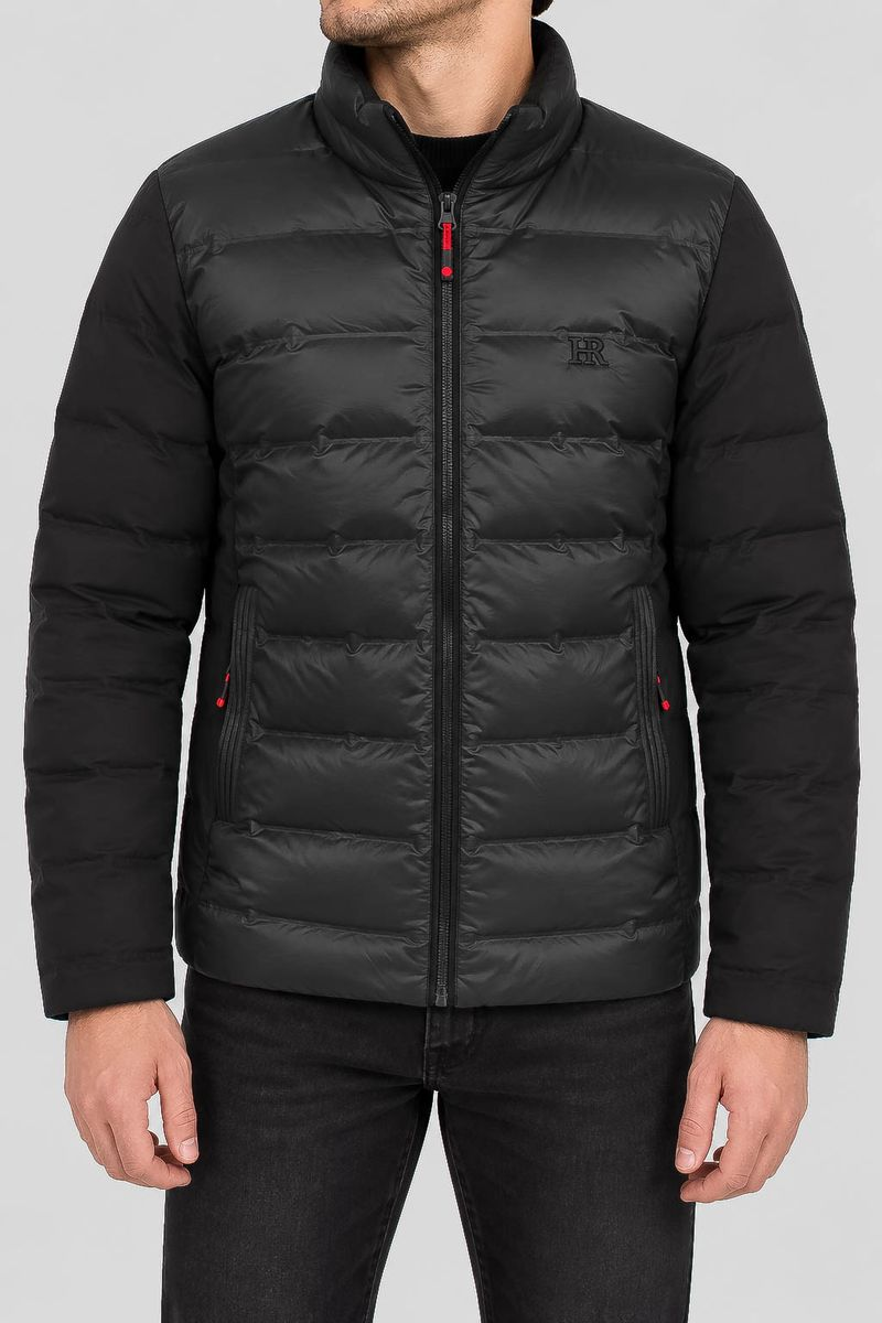 Men's demi-season jacket, black color, 214R823-5