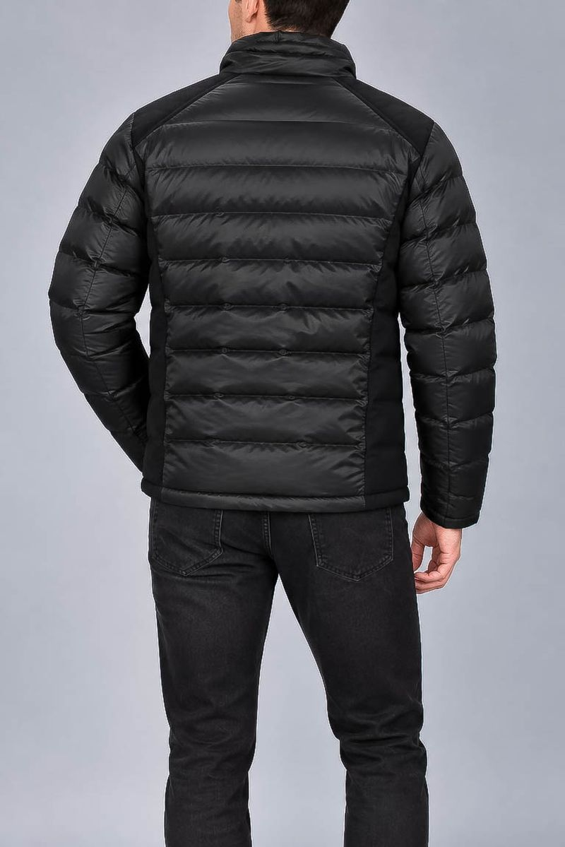 Men's Demi-Season Jacket, Black Color, 214R817-5