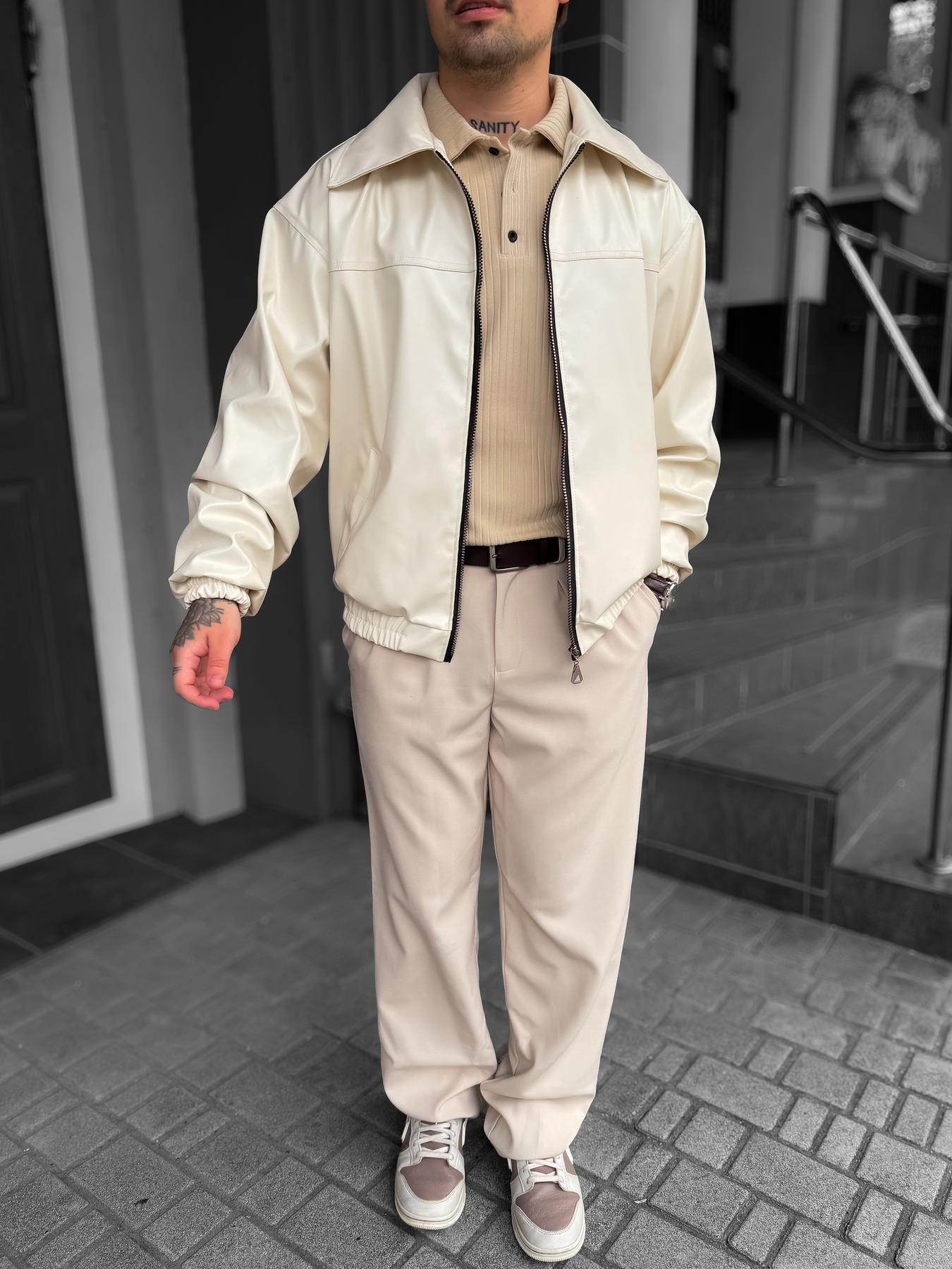 White Leather Jacket