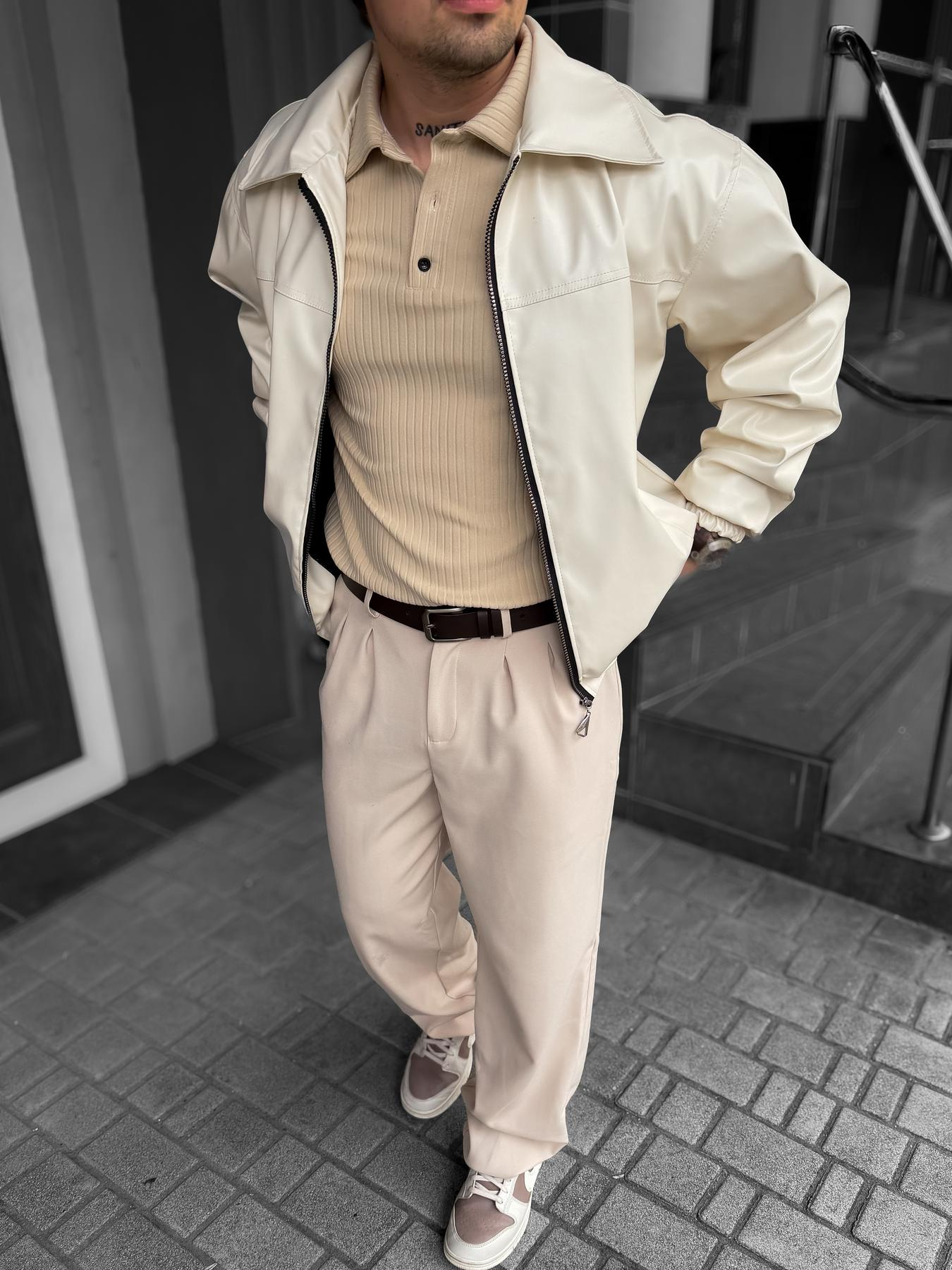 White Leather Jacket