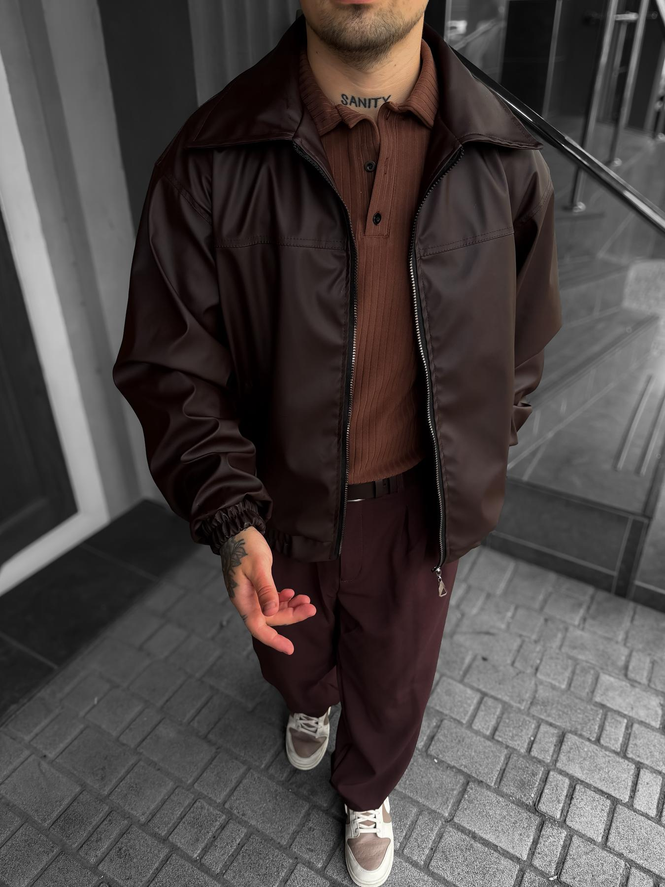 Chocolate Leather Jacket