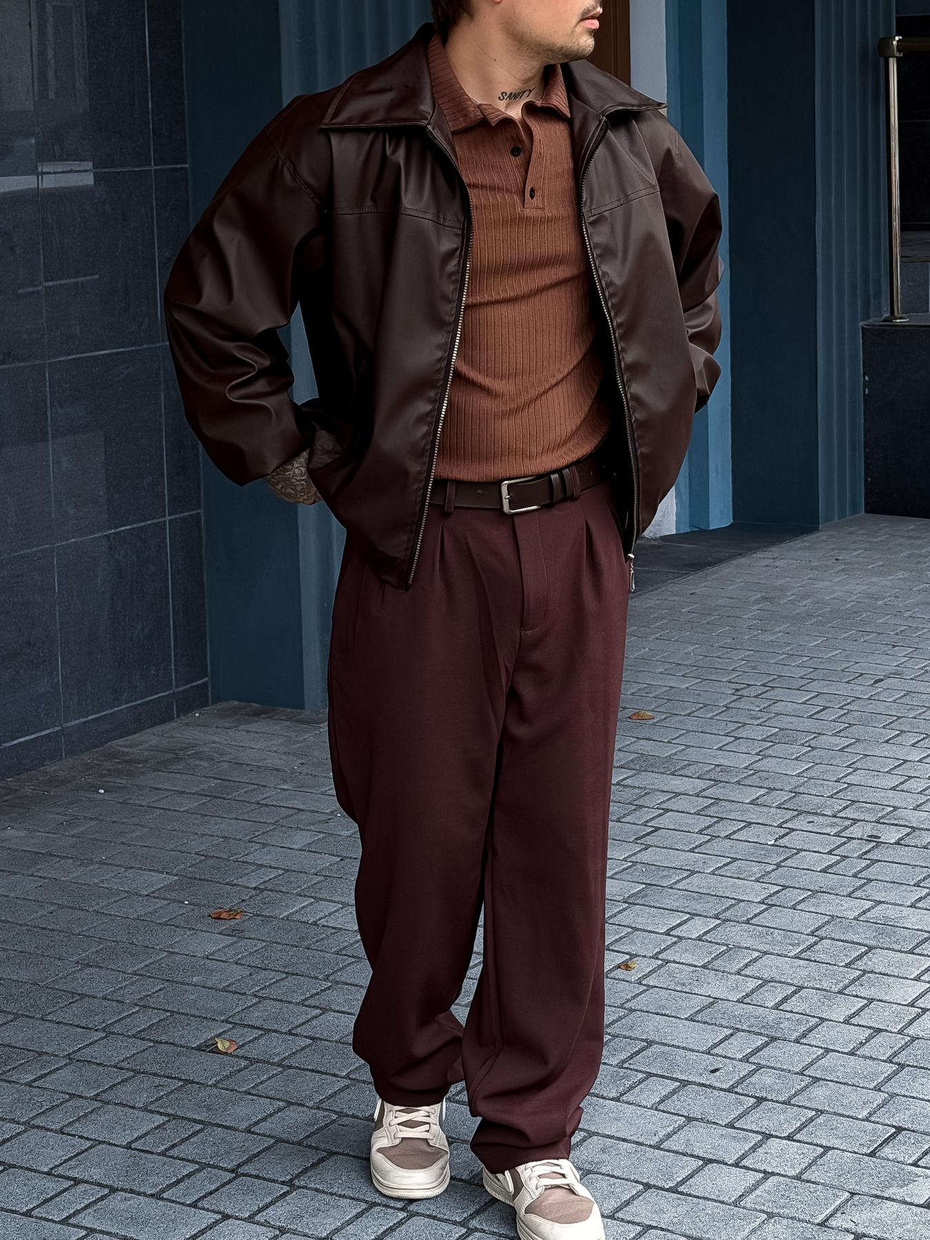 Chocolate Leather Jacket
