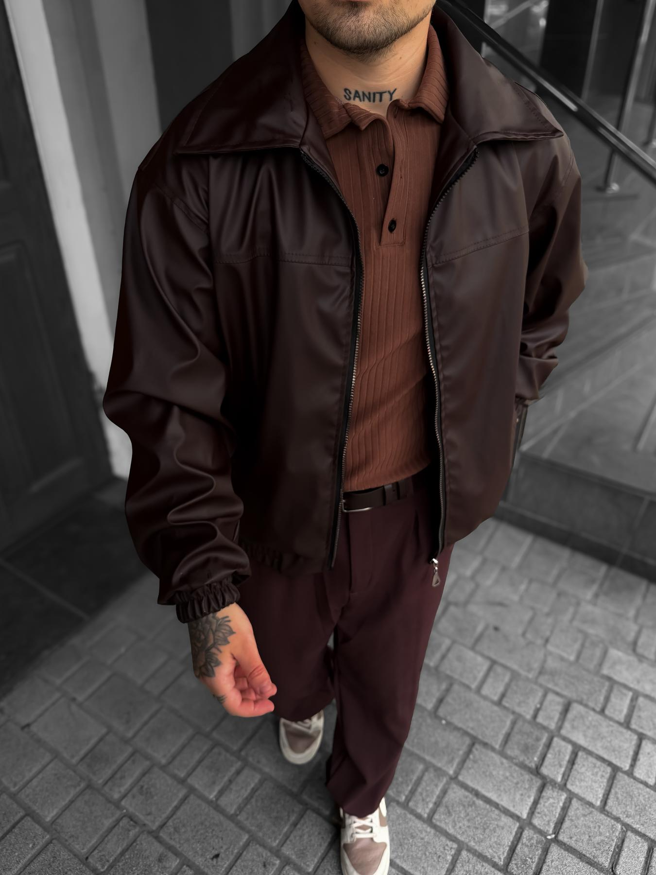 Chocolate Leather Jacket
