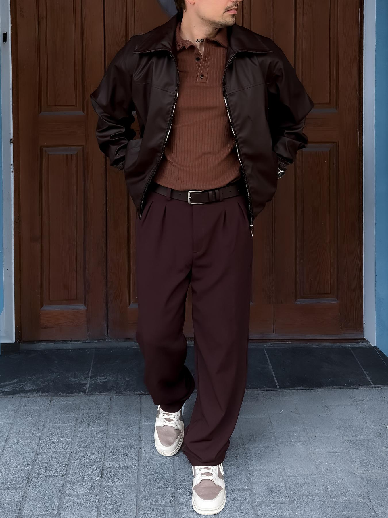 Chocolate Leather Jacket