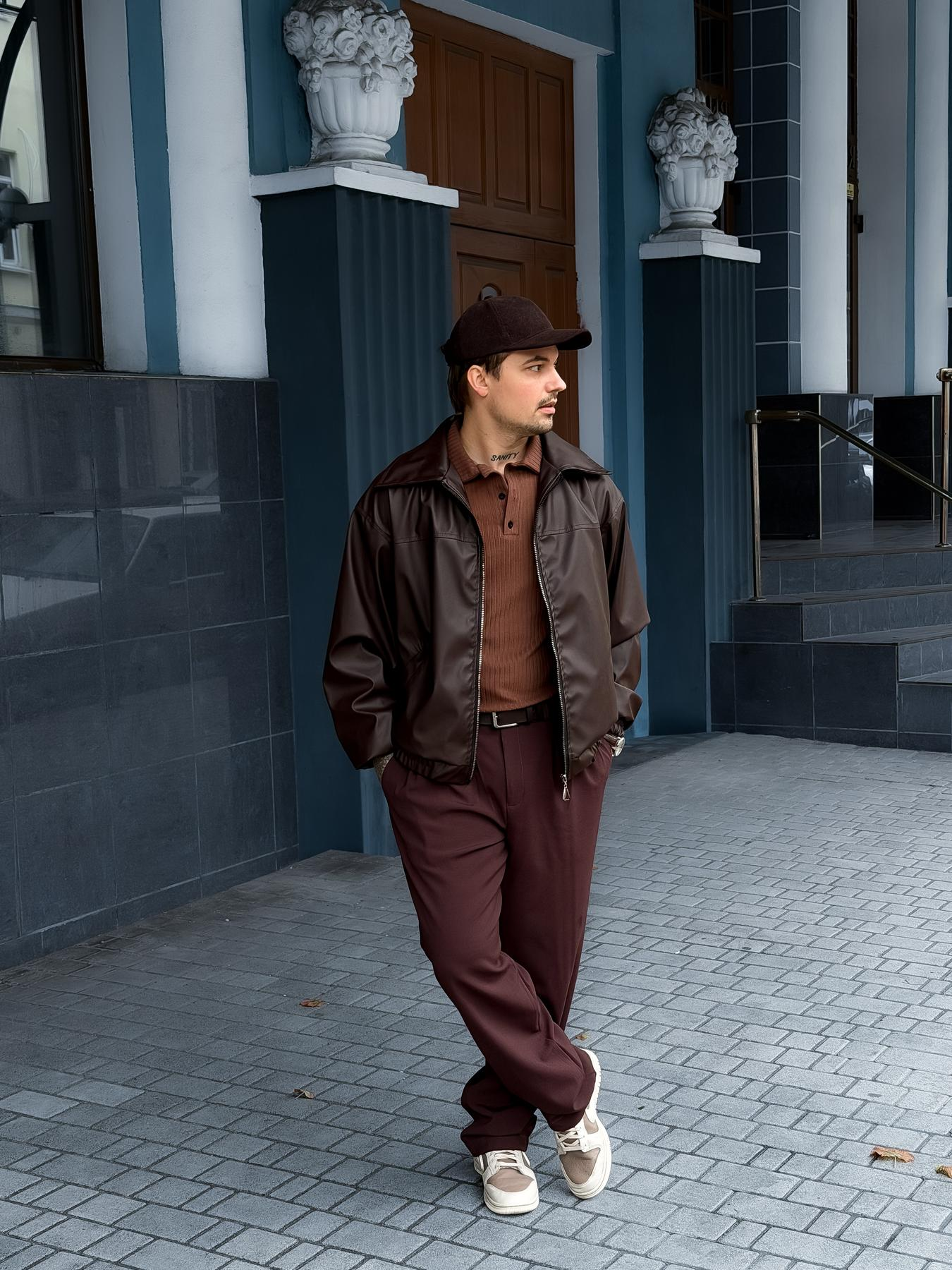 Chocolate Leather Jacket