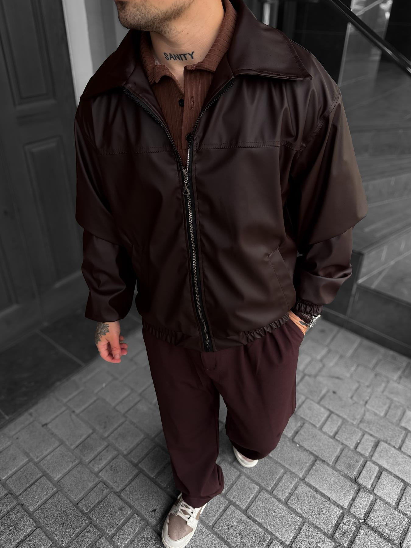Chocolate Leather Jacket