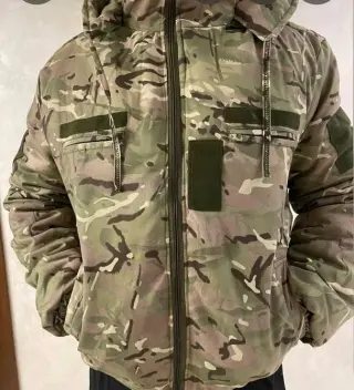 Бушлат зимовий короткий під резинку на флісі Мультикам