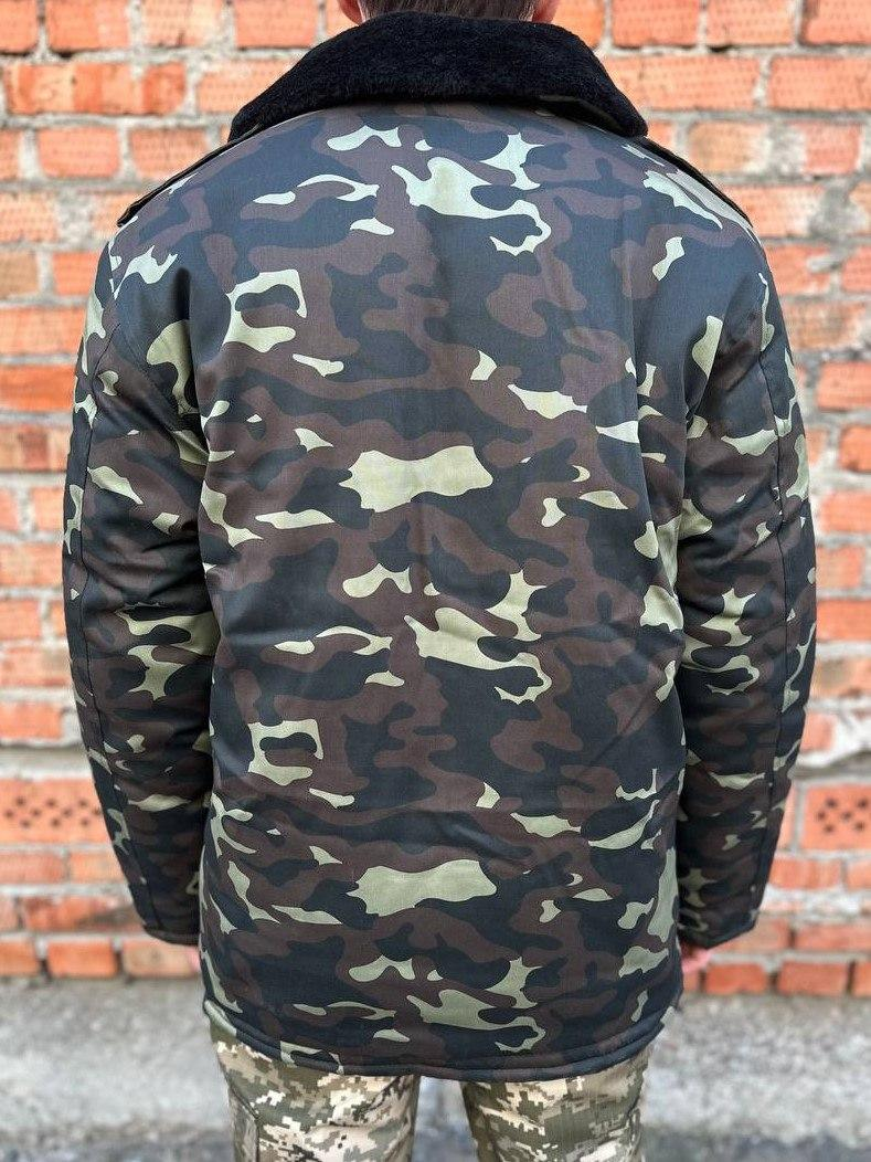 Winter Fur Bushel Coat "Oak" Camouflage Plus Size