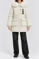 Women's winter jacket, light beige color, 129R8527 - Photo 2