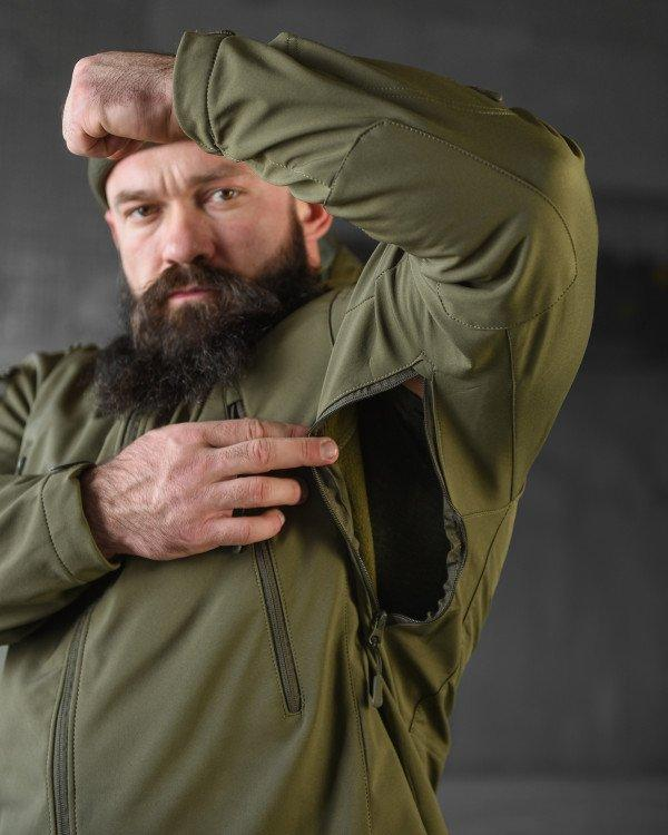 Тактичний костюм Soft Shell Олива