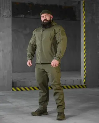 Тактичний костюм Soft Shell Олива