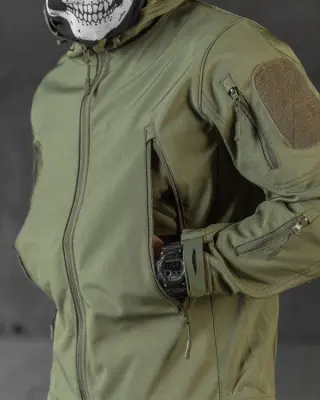 Тактичний костюм Soft Shell Олива