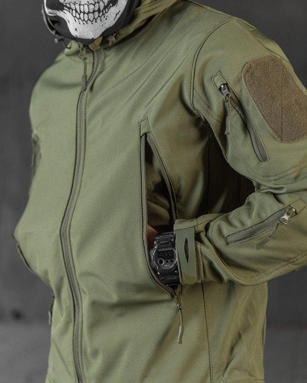 Тактичний костюм Soft Shell Олива