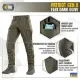 M-TAC ШТАНИ PATRIOT GEN.II FLEX DARK OLIVE - Фото 2