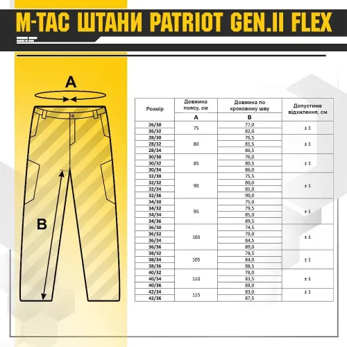 M-TAC ШТАНИ PATRIOT GEN.II FLEX DARK OLIVE