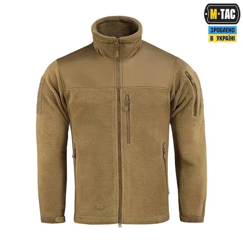 Флісова куртка-кофта M-Tac Alpha Microfleece Gen.II. Койот