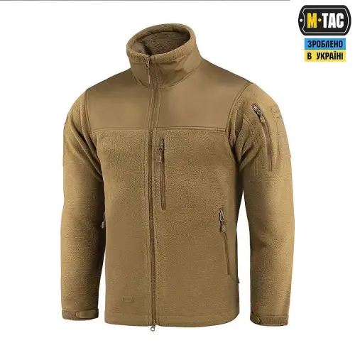Флісова куртка-кофта M-Tac Alpha Microfleece Gen.II. Койот