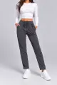 Women's fleece pants, dark gray color, 243RSY-2036 - Photo 1